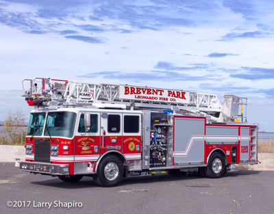 Brevent Park Leonardo Fire Company Middletown Township NJ fire department fire trucks KME Renegade AerialCat quint shapirophotography.net Larry Shapiro photographer